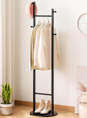?挂衣帽架地衣架家用挂衣架衣的落地架WHJ服卧室立式简约架子落挂