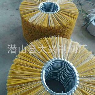 毛刷厂扫家路尼生产雪刷道清扫扫路刷CHD龙丝片状扫雪刷支持定