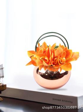 现代仿真15498花艺盆栽摆电视柜酒洽谈饰桌餐厅绿植办公室玄关软