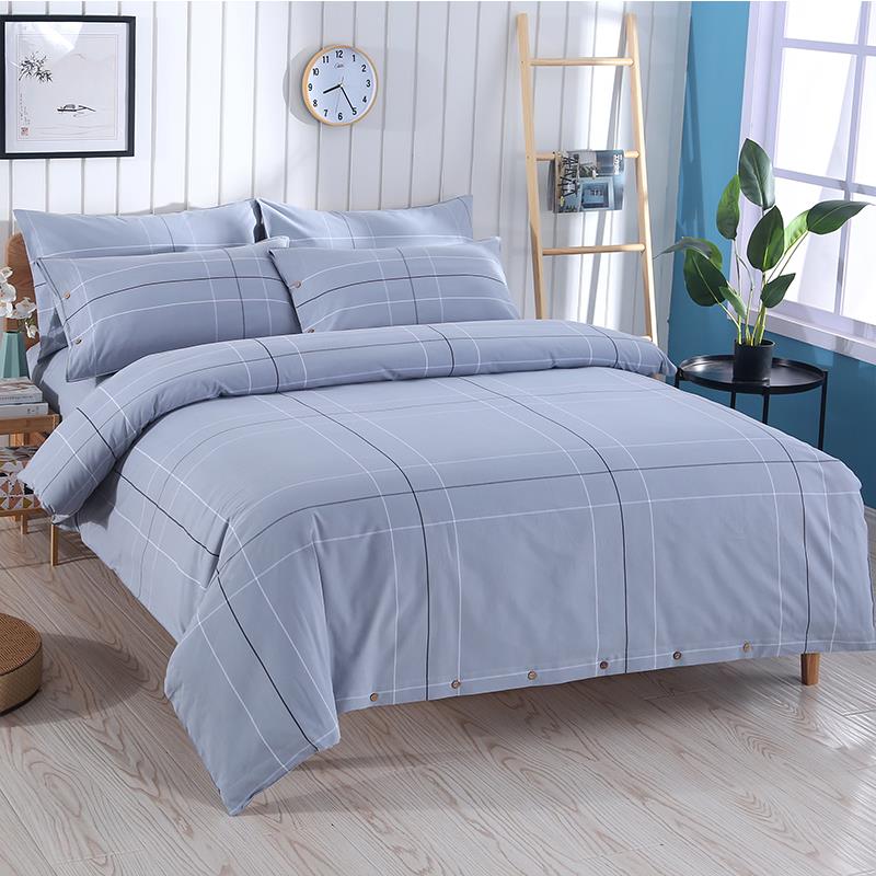 格0WYV单老粗布四件套F6JM86简加密加厚床老土布民宿约2.2床纯色