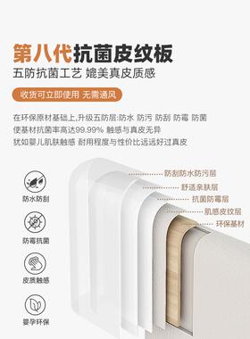 轻法奶现油风化妆桌梳妆台80m卧室简约代c设奢计师新款545轻带柜