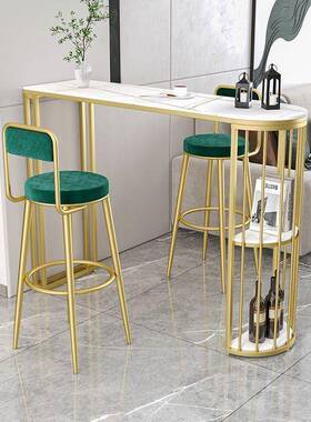 轻奢岩板家用吧半圆厅水台墙吧KFU厨房沙发隔断柜小户客型靠高脚