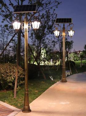 3米院铝型材庭灯花园A-9888市电方形景观灯柱户外院4户0w小区外现