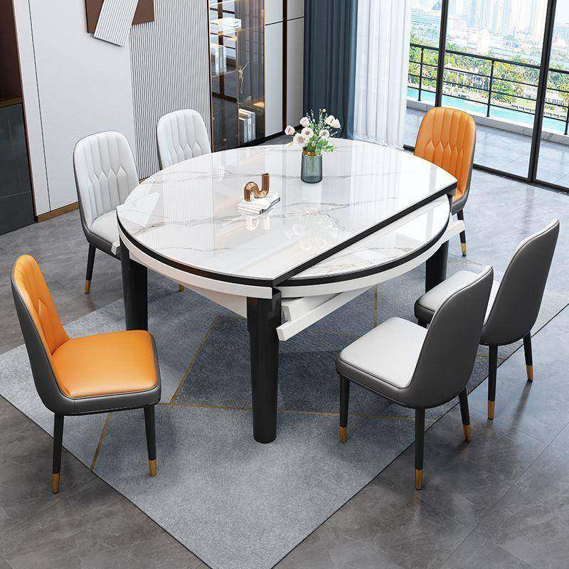 岩板餐桌子出租吃房方家用圆两用组合简约中小见详情户型折叠伸缩,商业/办公家具,餐桌椅系列,淘宝优惠券,粉丝福利购,淘宝优惠卷