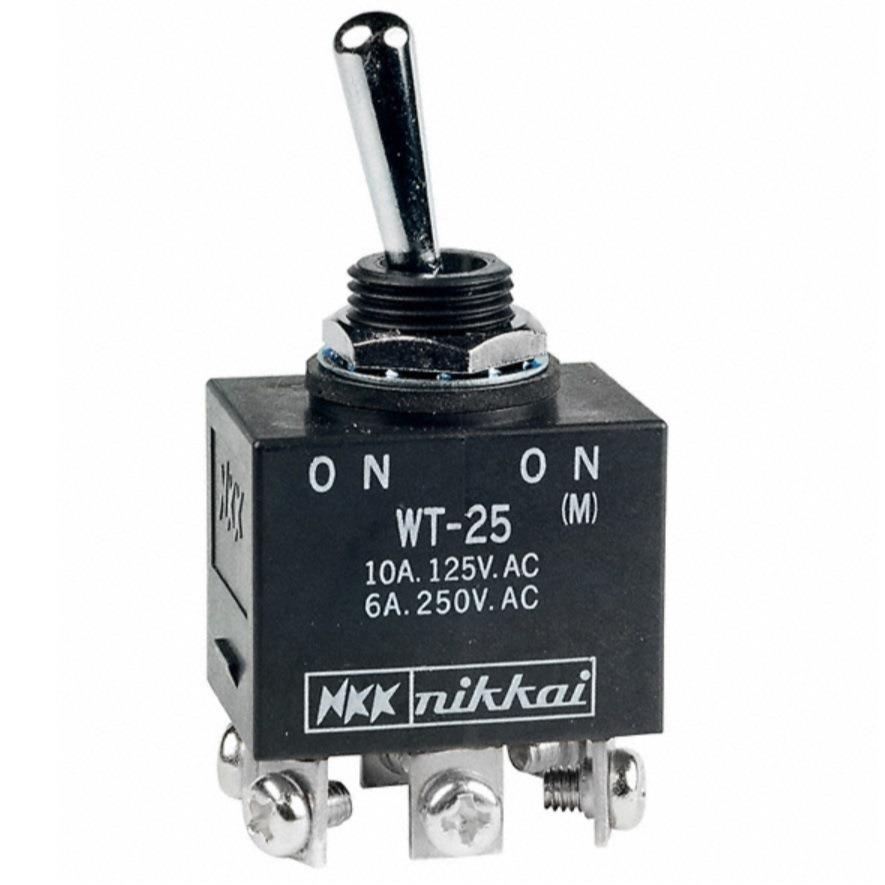 NADHKK一级纽头子关三档子摇开开关双极复位WT25T大电流WT-钮25