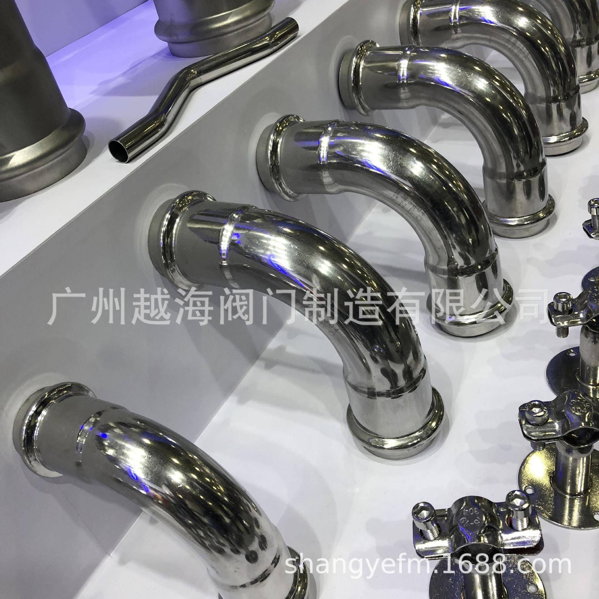 现货304卡压式薄壁弯头|头管DN钢40等径弯厂家|卡卡压管件压不锈