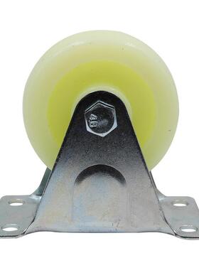 双灯架万向轮活动轱QJP辘中pu氨酯轴承货架板车静聚音型耐磨万向