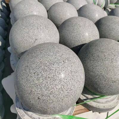 路障石球石墩天大理花岗岩然子石石692球挡车柱路障石球,圆球
