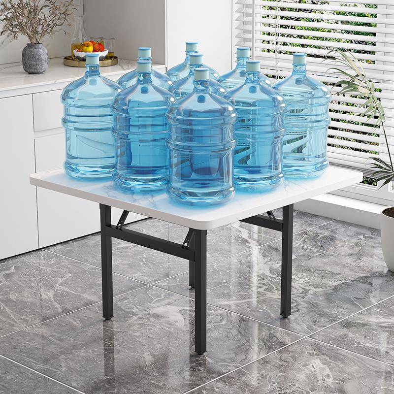 9W摆摊折叠80x80折叠方家用出租屋桌吃UOF饭桌桌子户外矮桌摆摊小