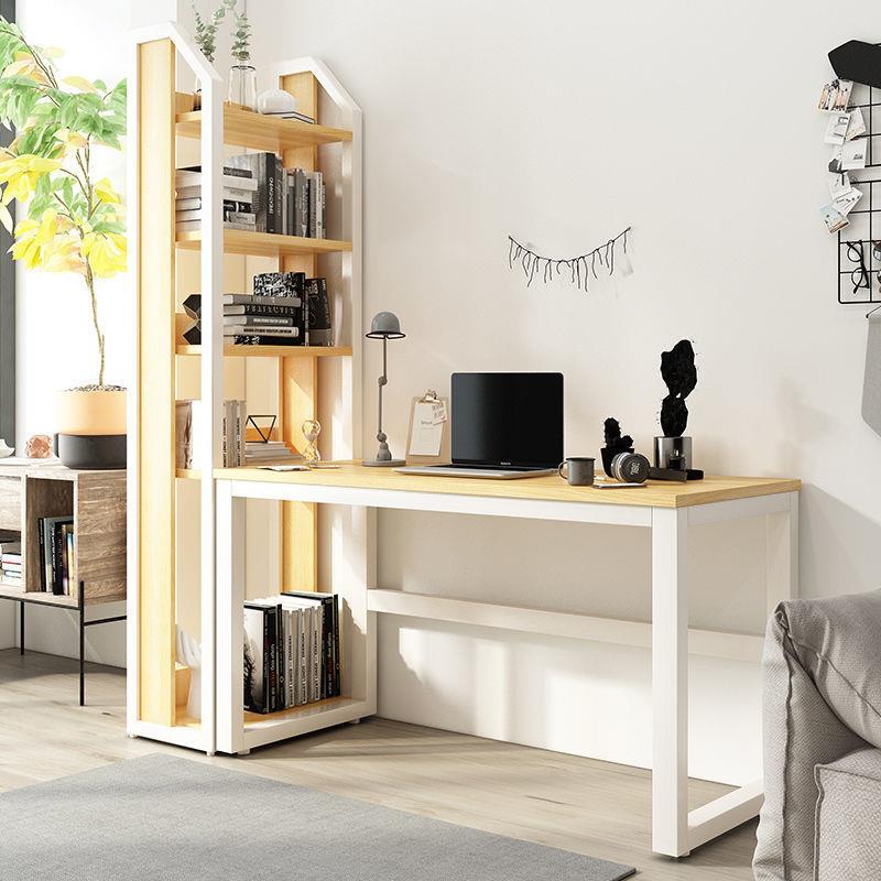 电脑台式桌书书桌柜书架组合一体桌家用学习见详情简约卧室生写字