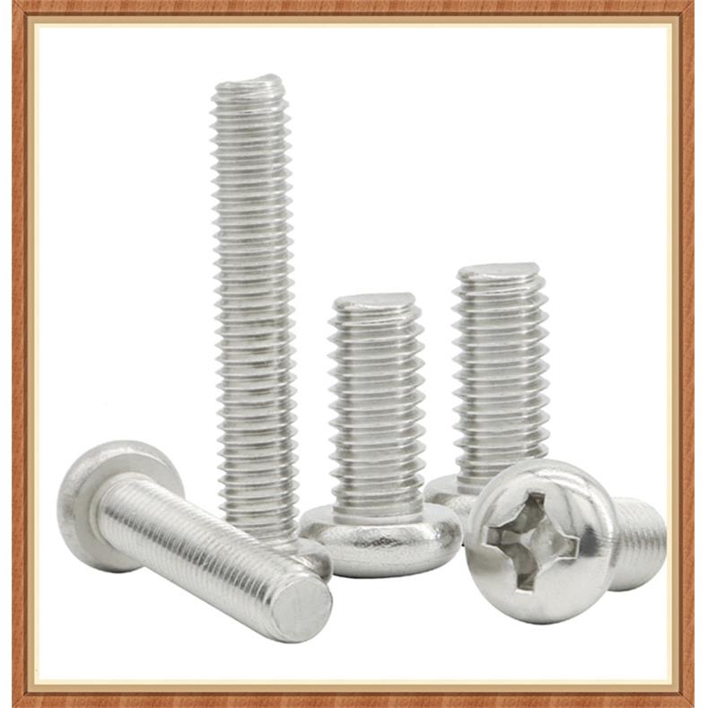 655304不钢GB818十字盘头丝M1.6*2*锈2.5*3.*4.5*7*1螺4圆头机螺5