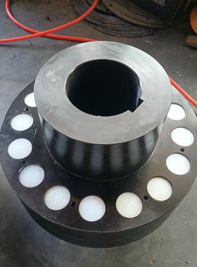 轮尼龙弹性柱销联轴器H带制动DIM联轴器HL7HL3HL4HLL5齿轮联轴器