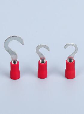 KT凯士通HV125-4钩形.0预绝缘端头紫铜冷子压接ZIX线端铜鼻子100