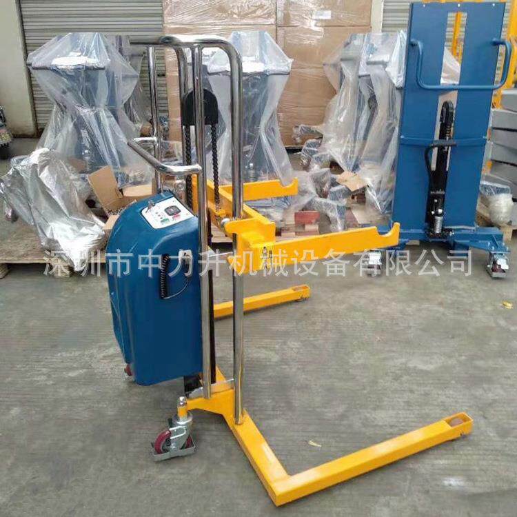 00K迷你型半动堆高车不锈钢升高车轻497型电4动G叉电车升降车堆垛