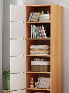 格书置物架落地多层卧架室靠墙收缝纳柜飘窗IBR柜家用转角夹子架