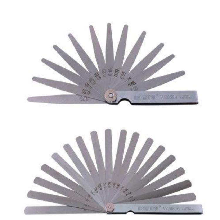 不锈钢规塞尺塞间隙6263尺合2塞尺13/0/28片间隙规测厚组尺