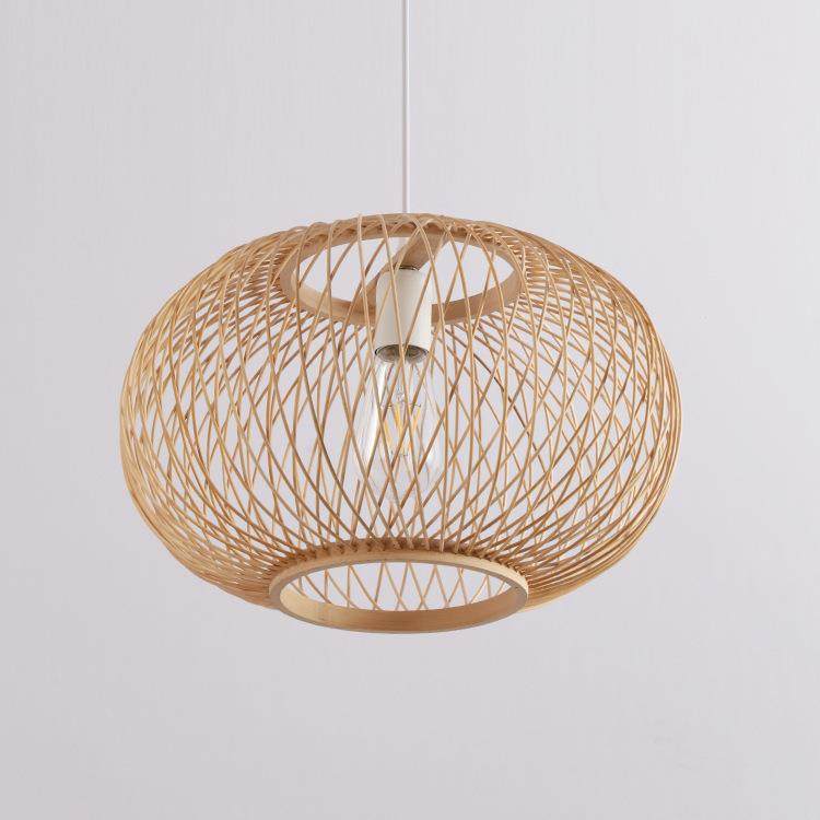 中式复吊古竹竹艺灯田园艺艺竹编吊灯具74餐厅客厅玄关藤竹子灯笼,家装灯饰光源,智能吊灯,淘宝优惠券,粉丝福利购,淘宝优惠卷