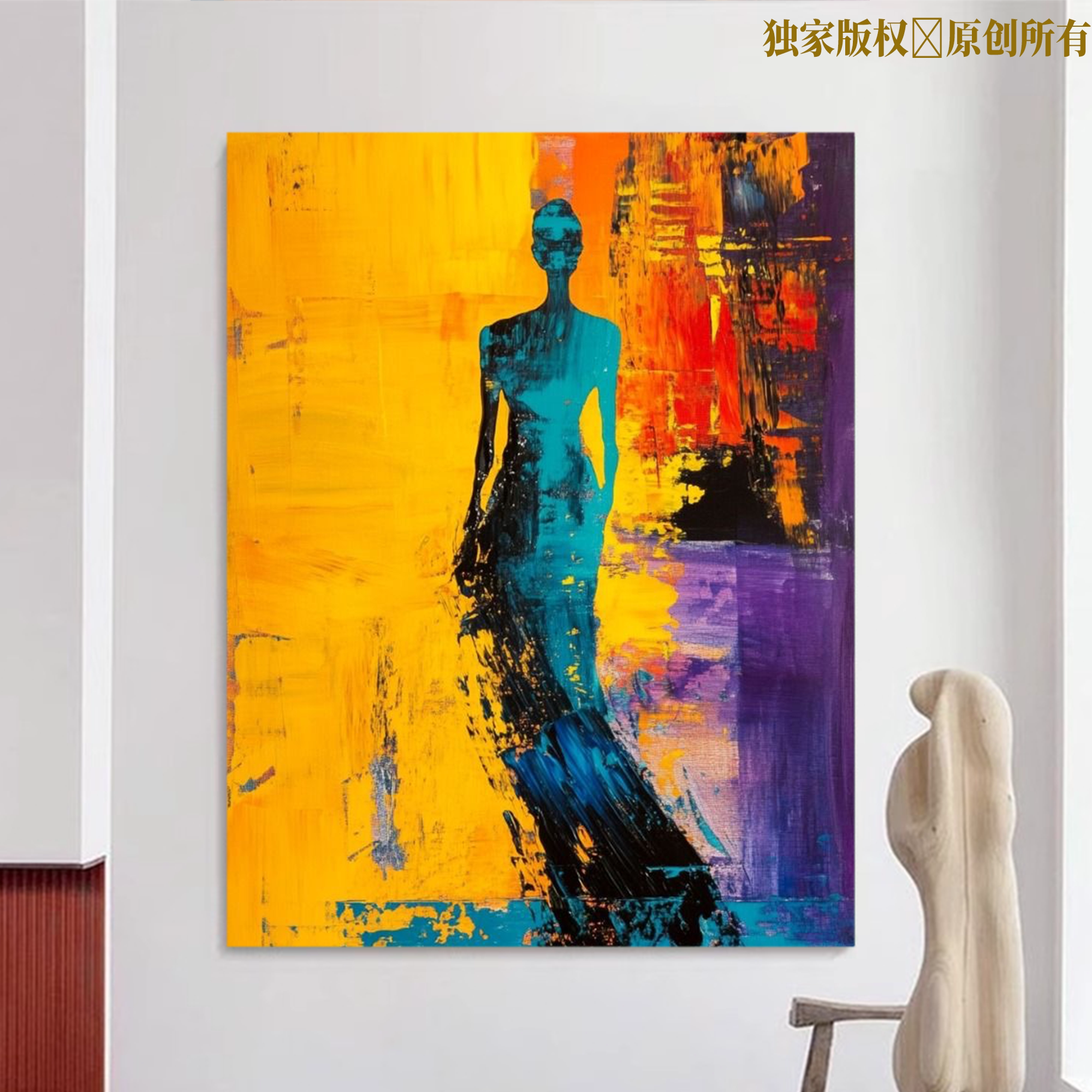 意境画数字油画diy填色手工简单解压涂色写实客厅治愈手绘装饰画