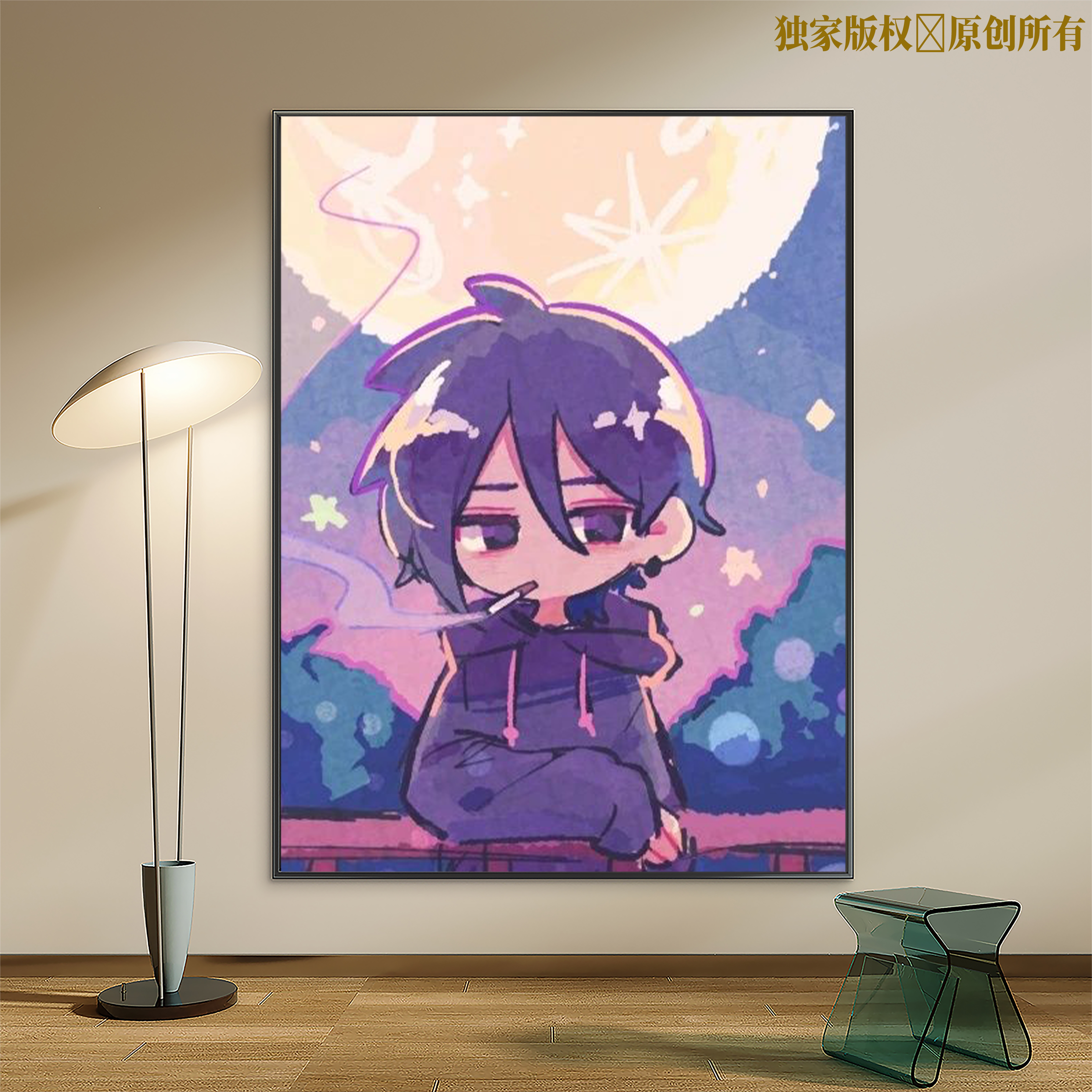 星露谷物语数字油画动漫人物2026实木手工diy填色手绘油彩装饰画
