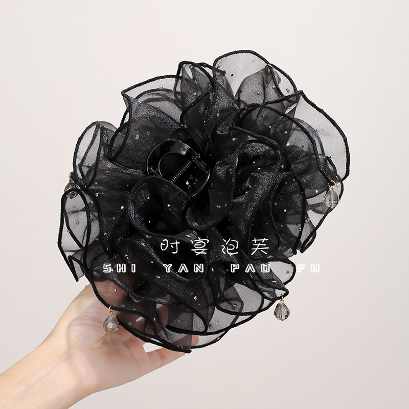 【泡泡云朵】抓夹褶皱木耳边满天星发饰原创显发量泡泡纱鲨鱼夹女,饰品/流行首饰/时尚饰品新,发饰,淘宝优惠券,粉丝福利购,淘宝优惠卷