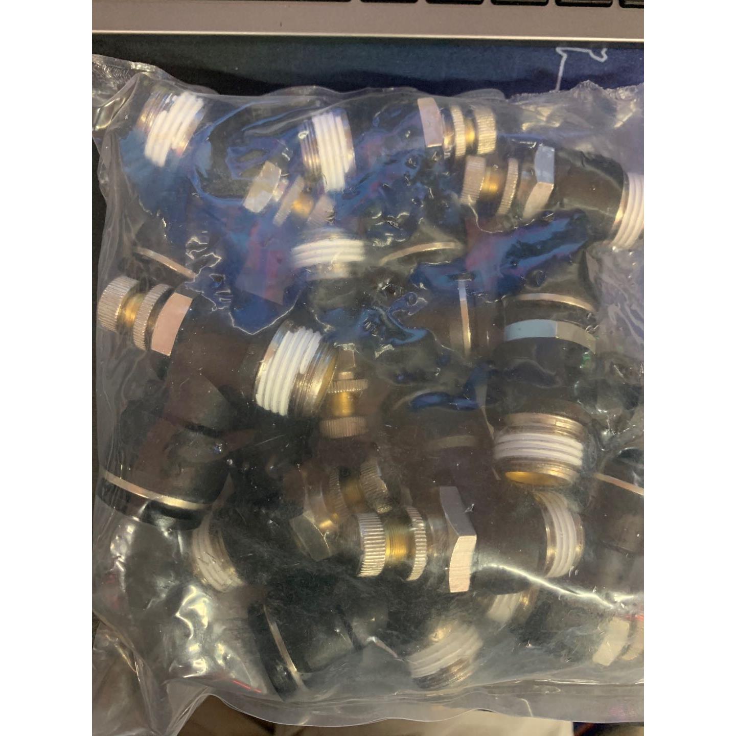 SL ASL JSC16-04节流阀调速阀限流阀16mm气管4分牙 1/2螺牙 16*12