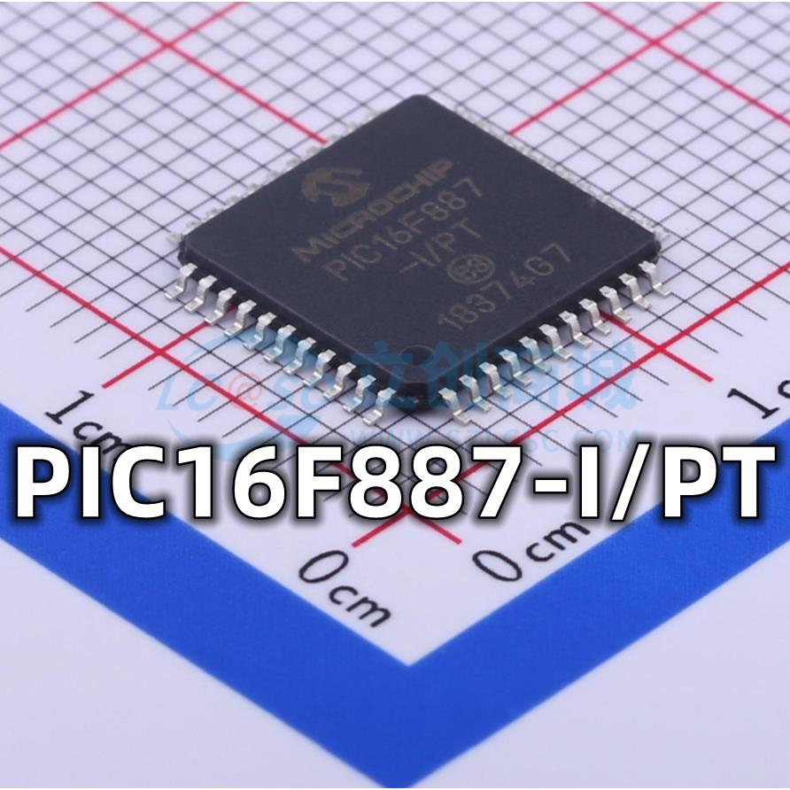 全新原装 PIC16F887-I/PT 封装QFP-44 8位微控制器IC芯片现货供应