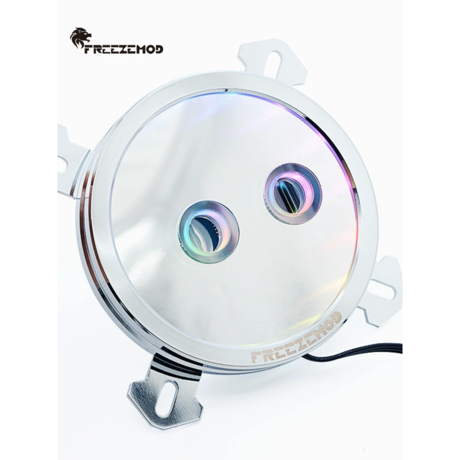 FREEZEMOD电脑CPU水冷头星空PR-XPM,RGB彩虹渐变灯效2021款intel
