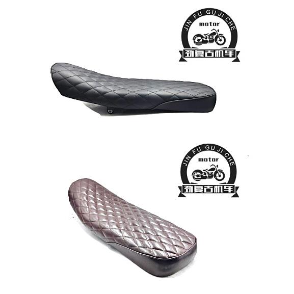 适用YAMAHA天骏改装坐垫 CAFE复古坐垫毛毛虫直上 SP125座垫鞍座
