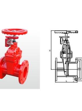 埃美柯9160铸铁消防信号闸阀（消防CCCF认证阀门）DN50--DN200