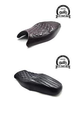 适用赛科龙RE250复古座垫 SR250-5改装驼峰坐垫 双人座椅座包鞍座