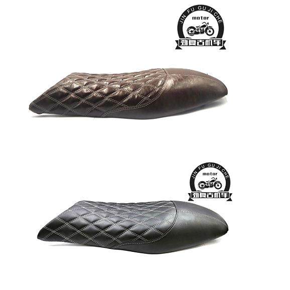 适用赛科龙RE3复古座垫座包 宗申400改装小驼峰坐垫 CAFE座椅鞍座