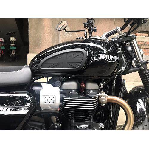适用于凯旋T100/T120油箱装饰贴 Bobber/Street/Speed Twin油箱胶