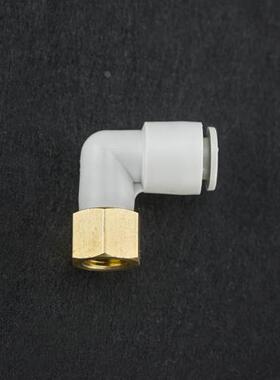 白色气动接头内牙螺纹弯头KQ2LF 4-01 6-02 8-03 10-04 12 smc型