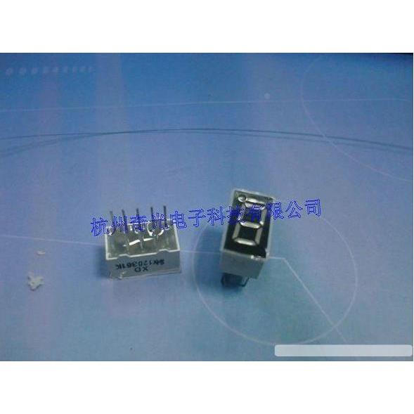 LED数码显示模块阴单位0.36寸数码管模块黄绿1位0.36 SM120361G3B