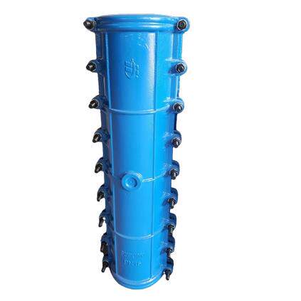 球墨铸铁哈夫抢修节抱箍PE快速PPR水管堵漏器110/160/200/315一米