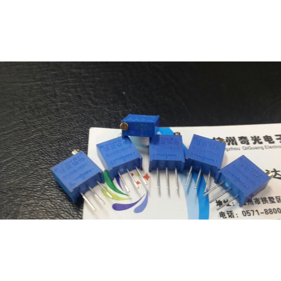 优质直插3296W-501 3296 500R精密可调电位器 多圈精密可调电阻