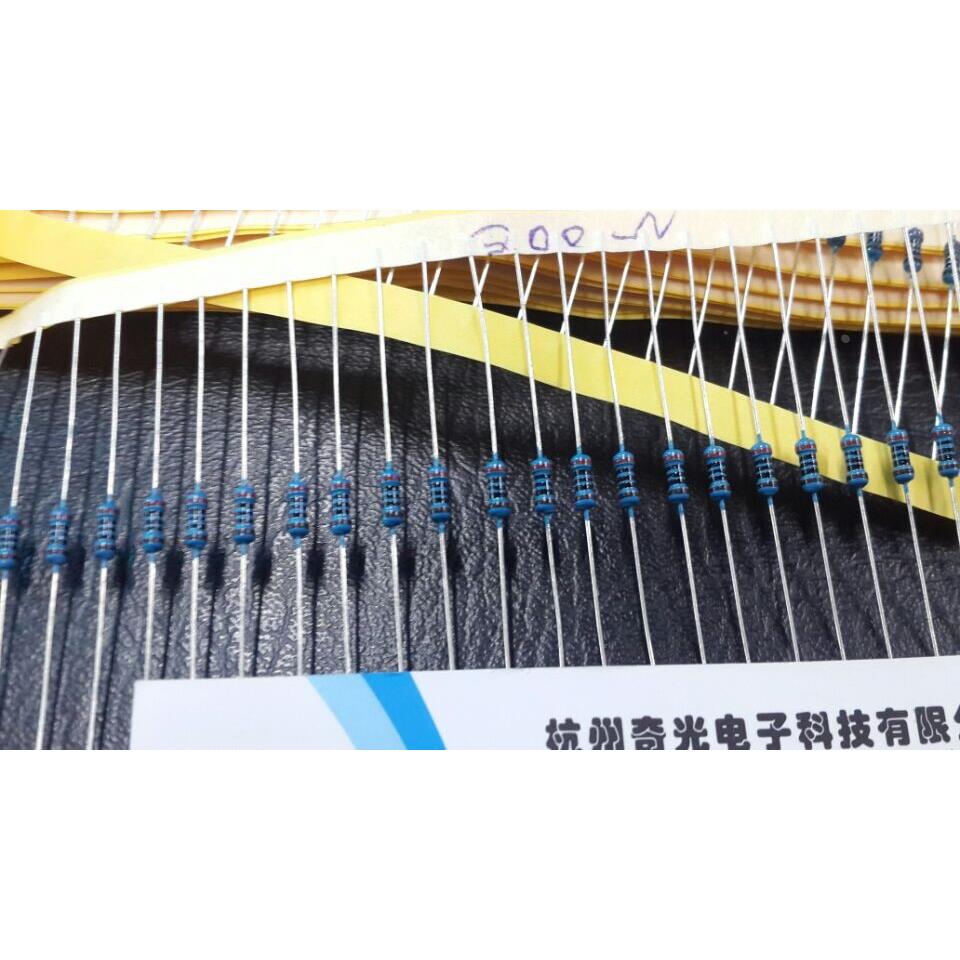 优质金属膜电阻1/4W 200R 1%编带200欧姆固定阻值 50只=1元
