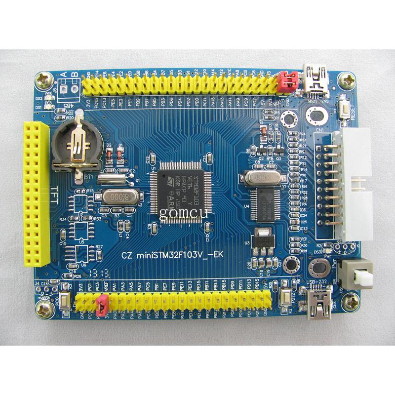 stm32F103VET6核心板/72MHz/512KFlash/64KRAM/一键下载可开票