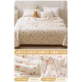 大豆夏被被子冬被被空调被春秋被四季 通用150x200夏凉被单人学生3