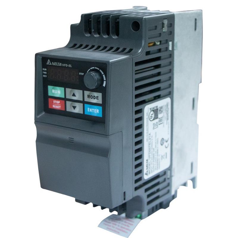 台达小型VFD-EL系列变频器VFD004EL21A 单相220V 0.4KW