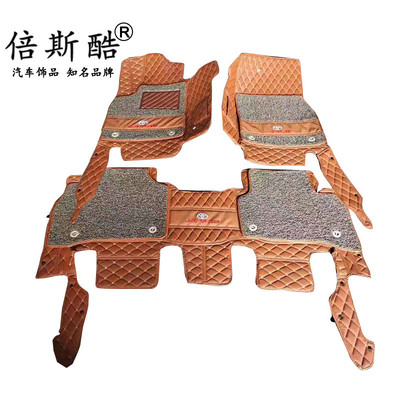 兰德酷路泽landcruiser奔跑者海拉克斯HILUXvigoREVO汽车脚垫