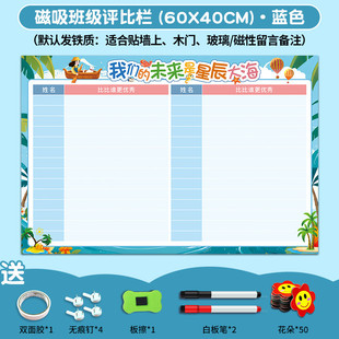 班级评比栏墙贴教室你追我赶中小学生评分表积分榜磁性学生幼儿园