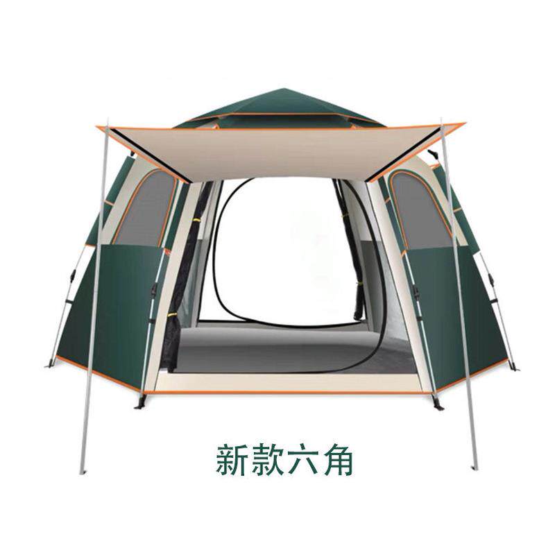全自动六角帐篷帐篷户外便携式防晒防雨工厂用品露营直销批发