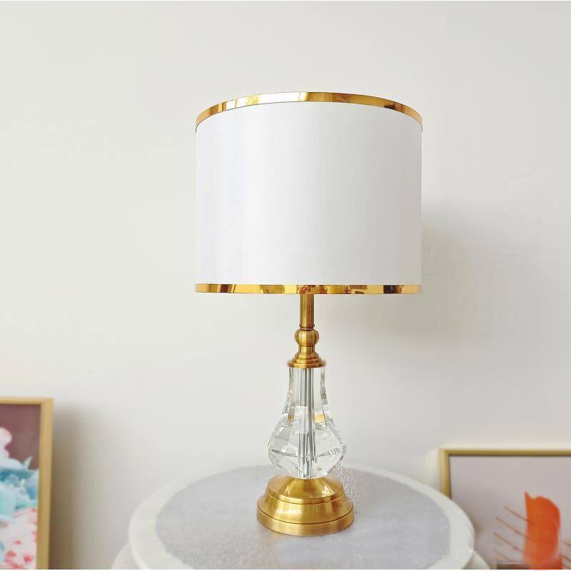 简约轻奢水晶台灯酒店客房卧室床头柜摆放装饰灯网红主卧床头灯