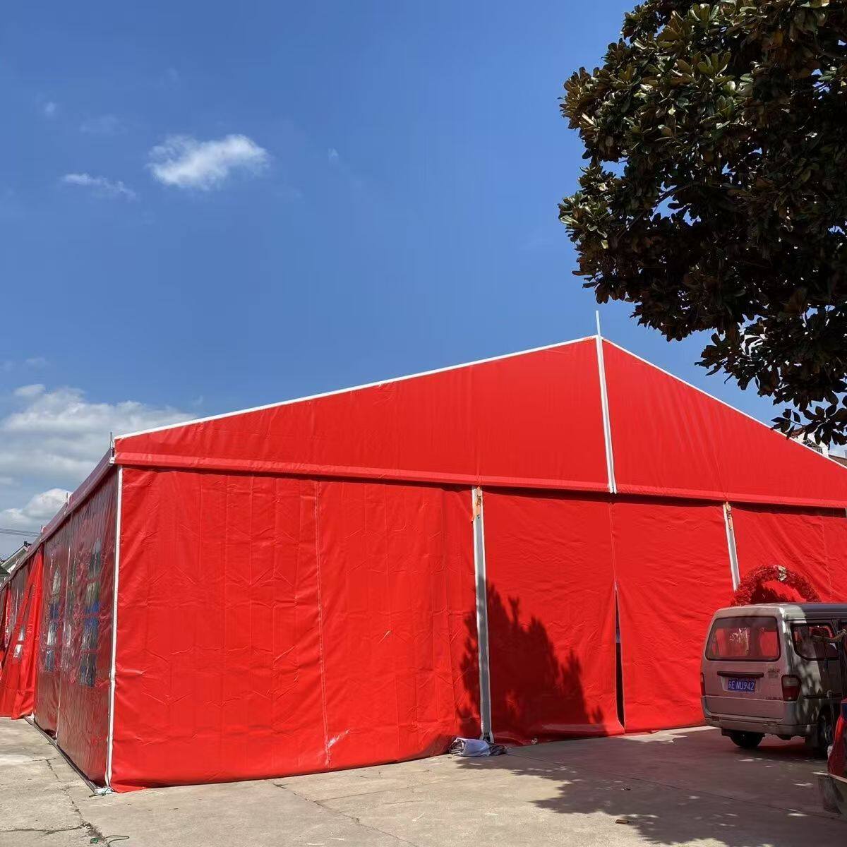 婚庆篷房直供铝合金厂家多功能个性化布局大棚房易搭建庆典篷房