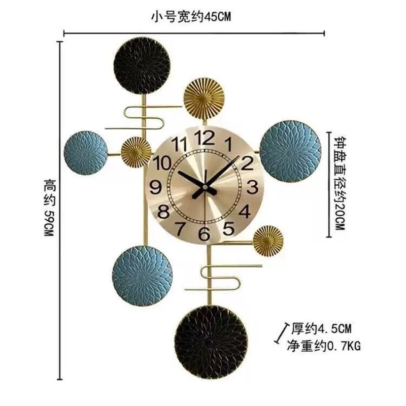 轻奢钟表挂钟现代大气简约客厅家用时钟艺术创意挂墙装饰时尚
