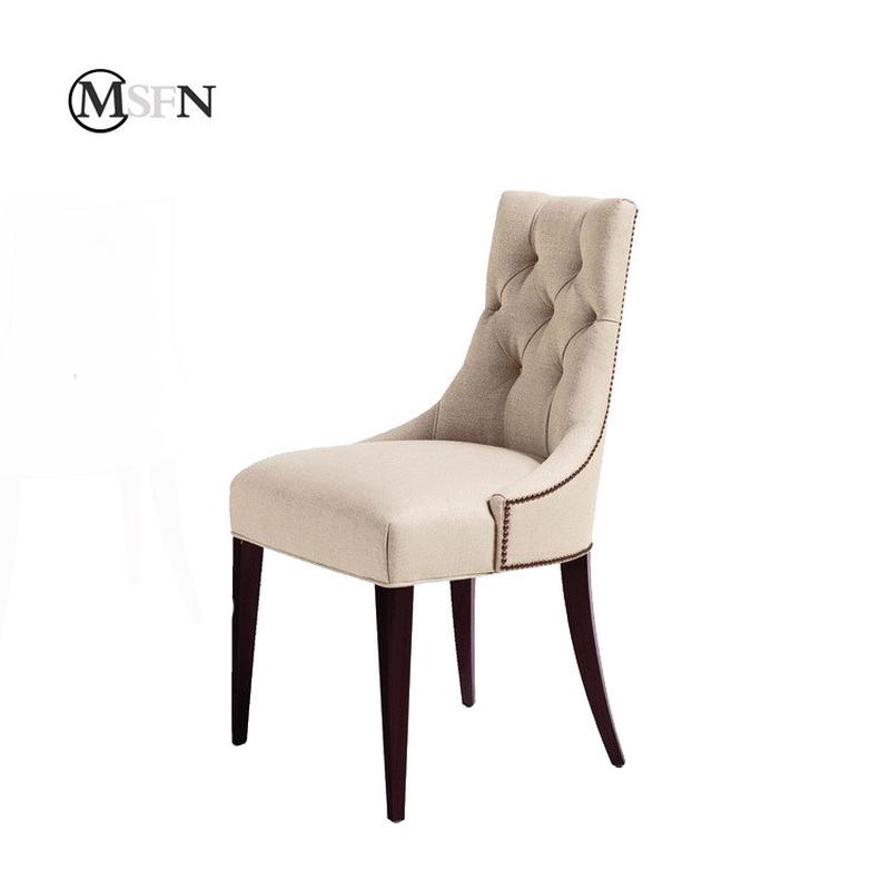 玛斯新中式餐椅组合咖啡影楼酒店休闲椅会所家具样板房接待洽谈椅