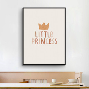 波西米亚风北欧客厅装 饰画卡通儿童房间挂画现代简约卧室床头壁画