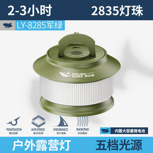 户外迷你便携露营灯皮线灯带氛围野营灯多功能带挂钩大泛光营地灯