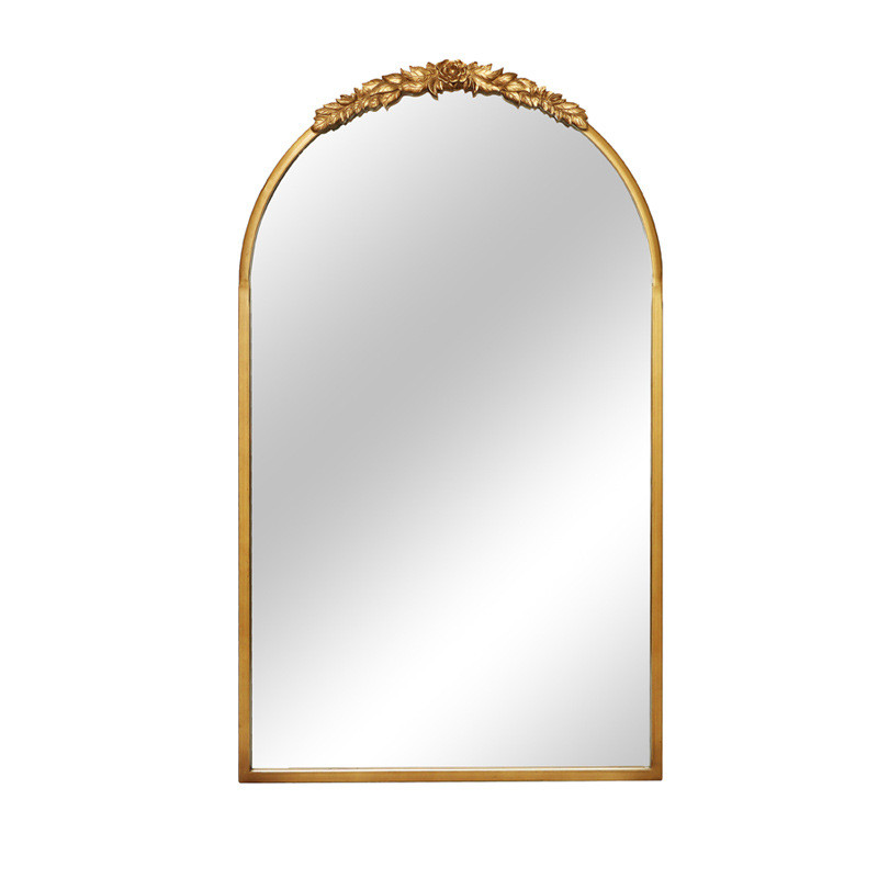 法式中古风浴室镜客厅装饰镜子酒店卫生间壁挂别梳妆台化妆镜批发